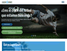 Tablet Screenshot of loginsport.com